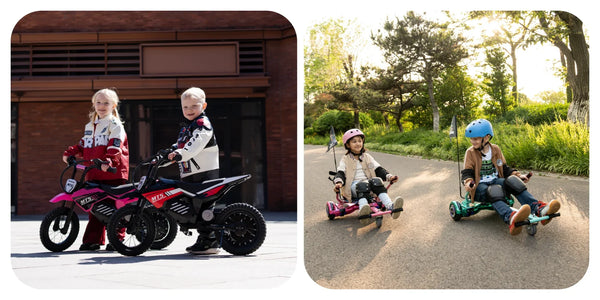 The Ultimate Back-to-School Gift Guide: Mega Motion A03 Hoverboard Kart & MT5 Electric Dirt Bike
