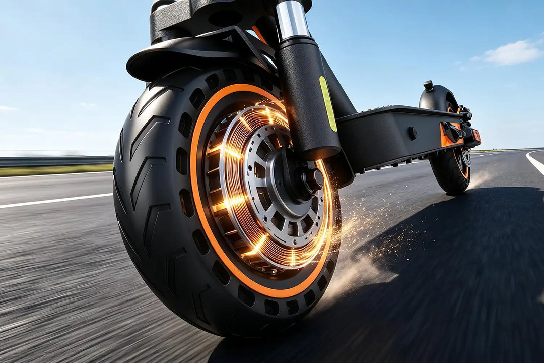 MEGA MOTION EV85F electric scooter with 400W motor for powerful and reliable urban commuting