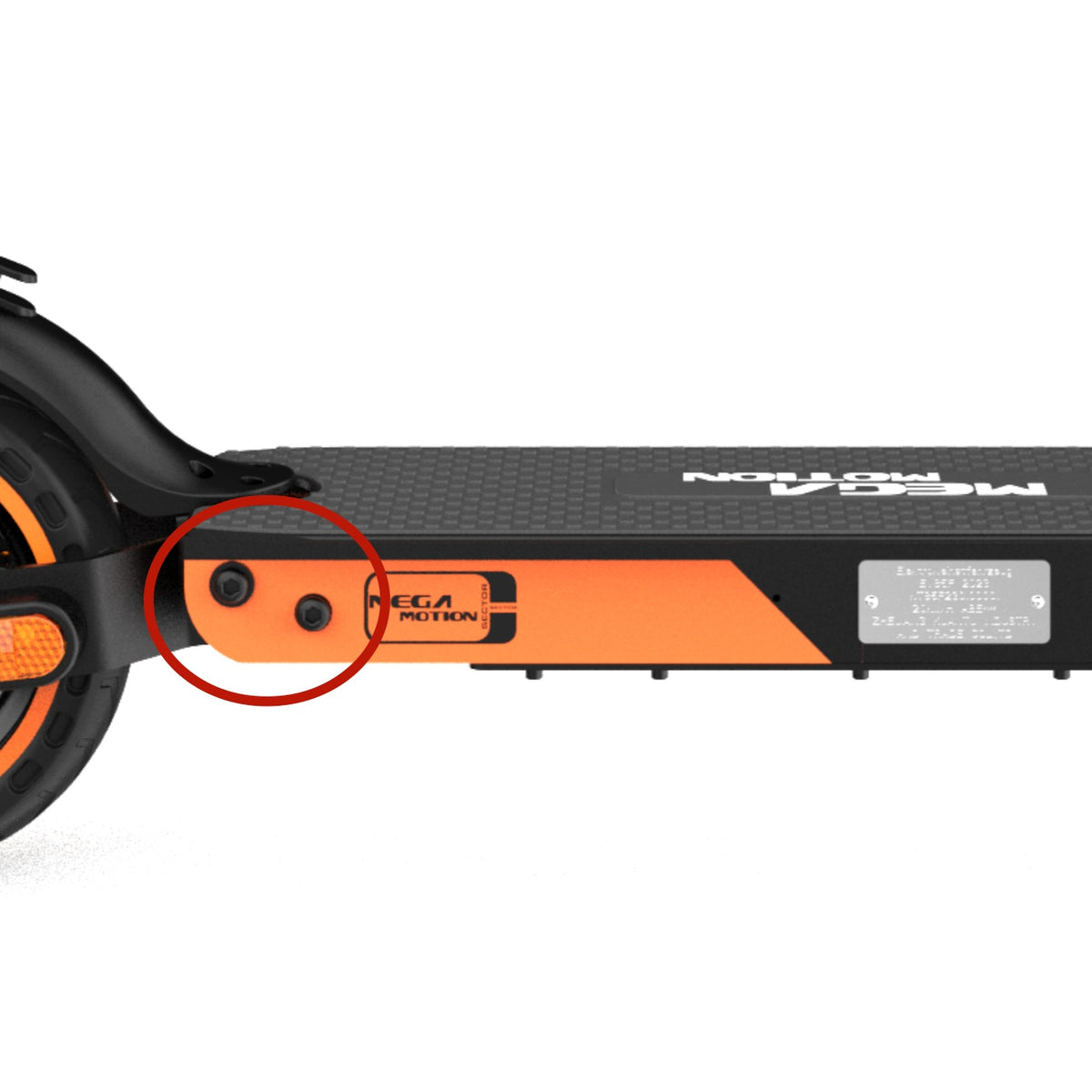 EV85F Rear Fork Axle