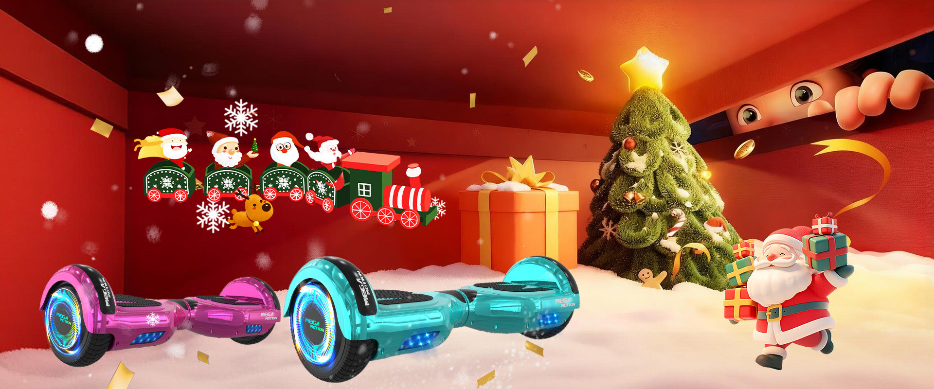 MEGAMOTION Christmas Promotion overboards Images