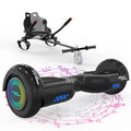 MEGA MOTION A03 Black Hoverboard with Black Go-Kart Image