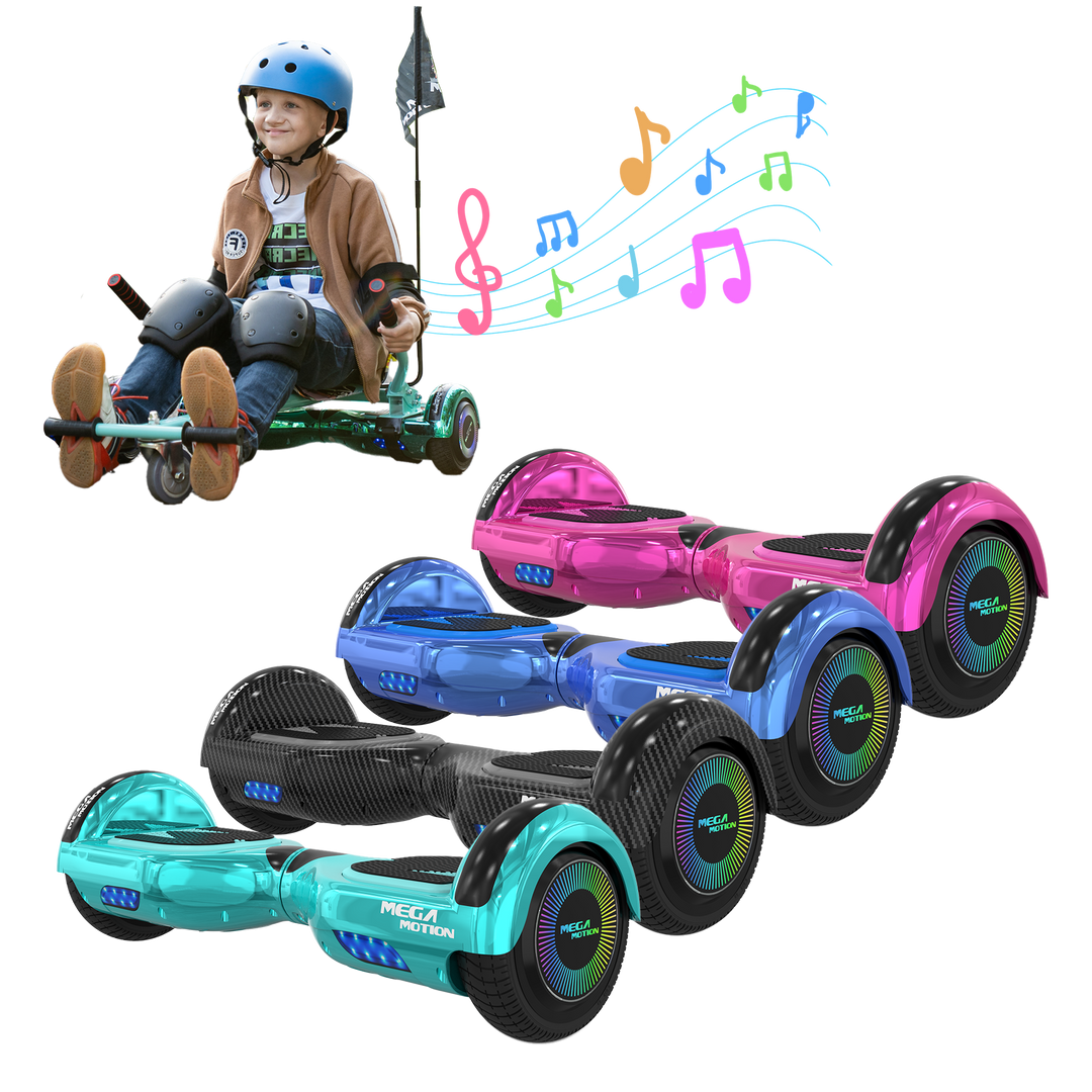 MEGA MOTION A03 Hoverboard and Go-Kart - Multiple Colors Available Image