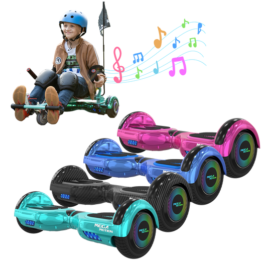 MEGA MOTION A03 Hoverboard and Go-Kart - Multiple Colors Available Image