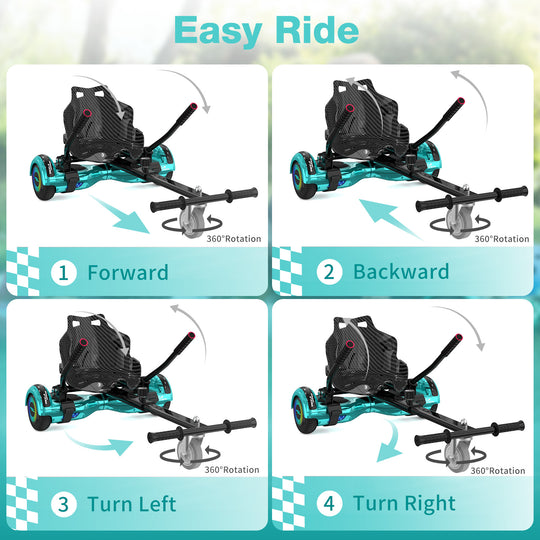 A03 Hoverboard Go-Kart Combo