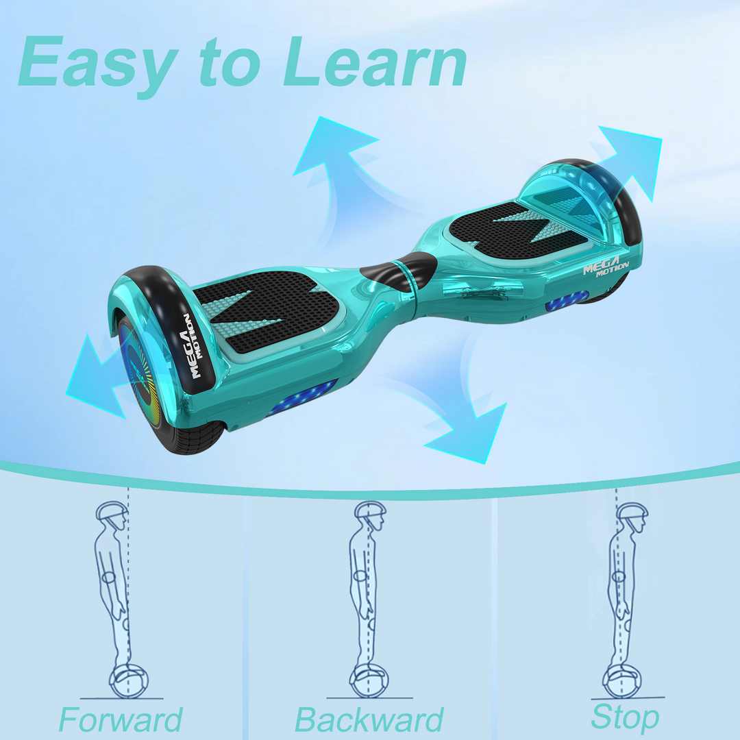 MEGA MOTION A03 Best Hoverboard for Kids Green, Instructions Image