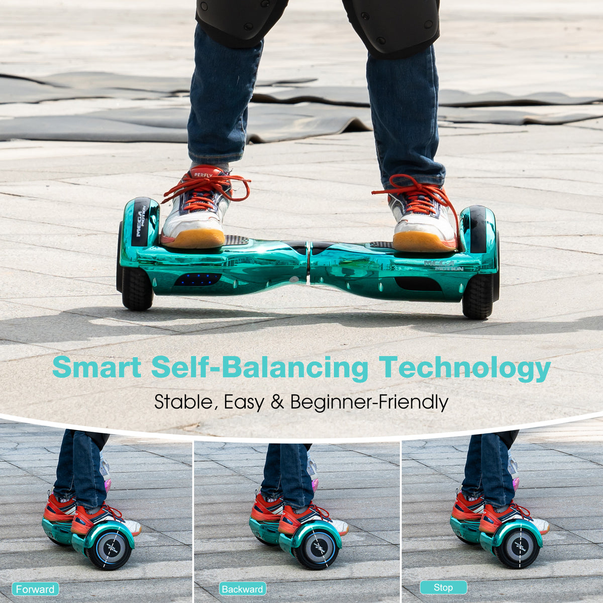 MEGA_MOTION_A03_Hoverboard with self-balancing technology image