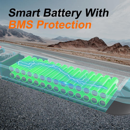MEGA MOTION EV85F Electric Scooter with 36V Battery, Battery Image