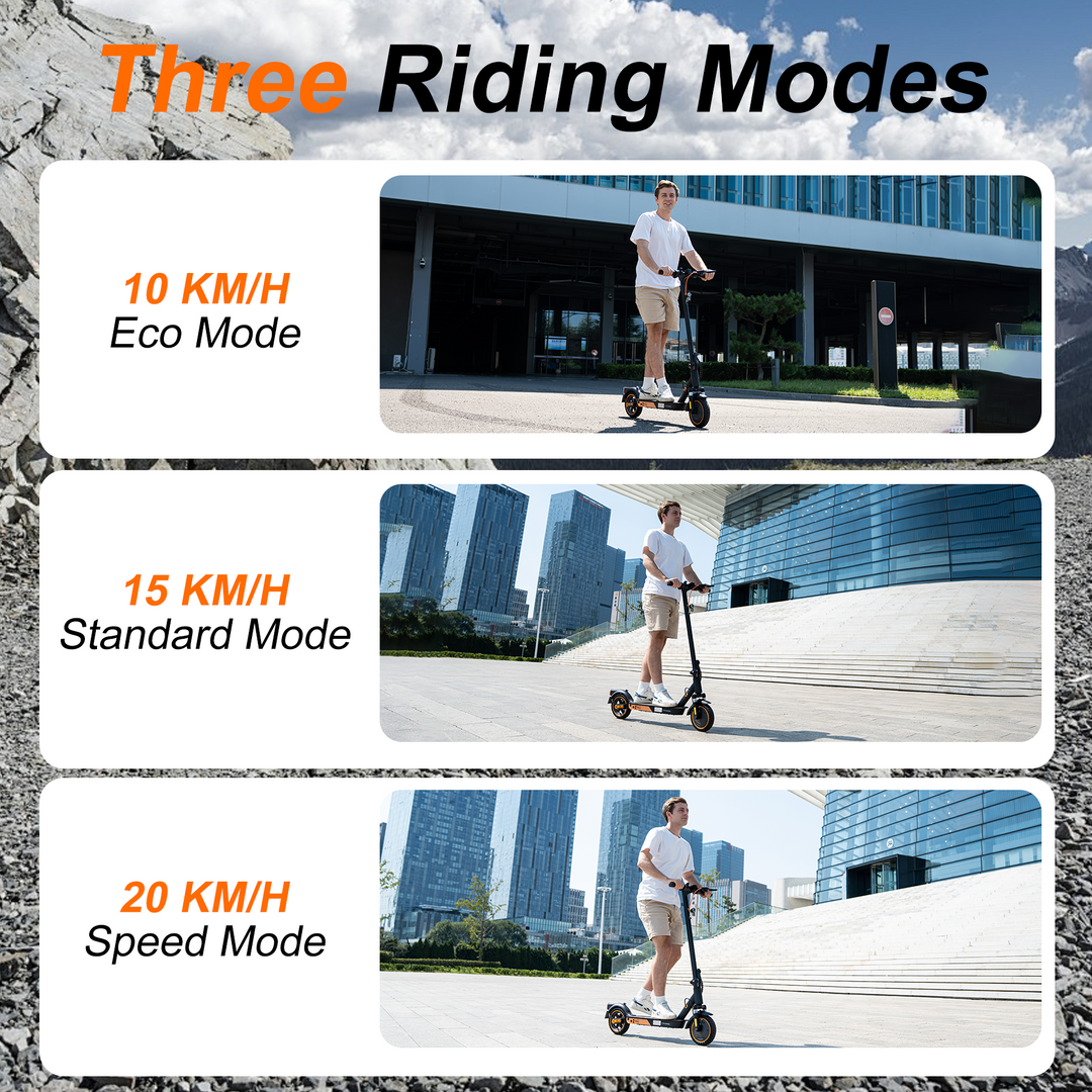 MEGA MOTION EV85F Electric Scooter for Adults with Three Riding Modes, Riding Image