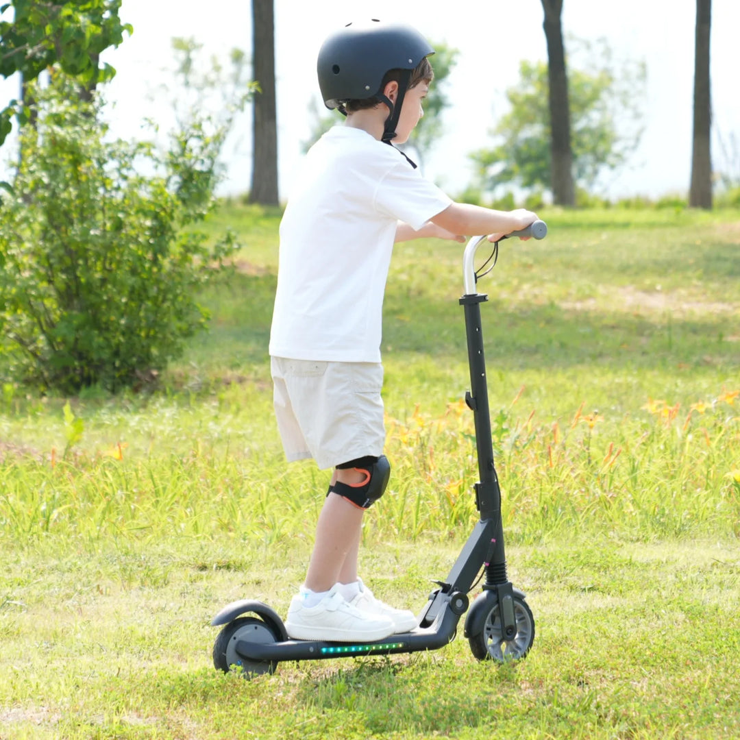 MEGA MOTION ME1 electric scooter in pink, yellow and black image