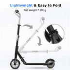 Image of the MEGA MOTION ME1 electric scooter with one-click folding