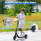 Images of the MEGA MOTION ME1 electric scooter with electronic brakes and mudguard brakes