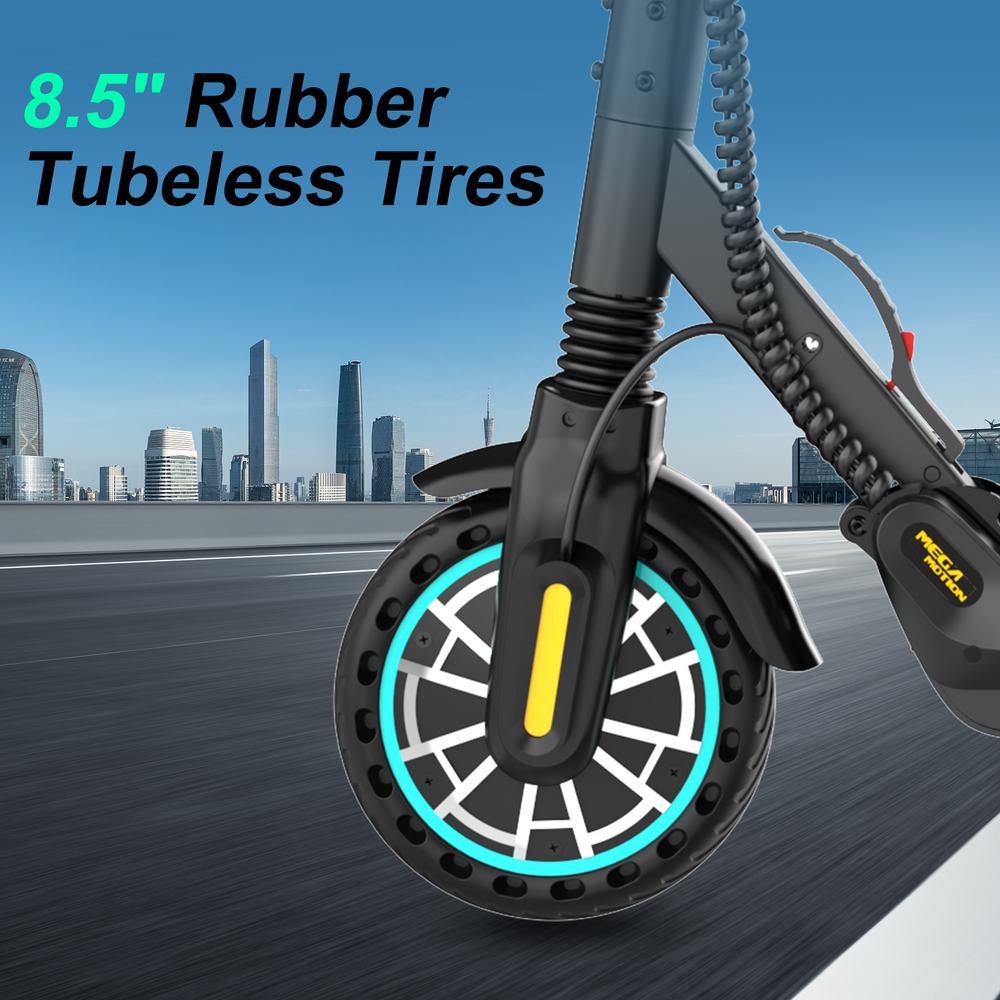 MEGA MOTION ME5 Electric Scooter with 8.5" Tire, Tire Image
