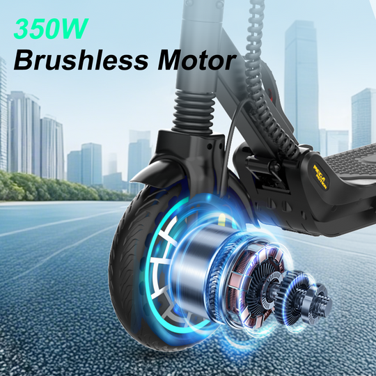 MEGA MOTION ME5 Electric Scooter for Adults with 350W Motor, Motor Image