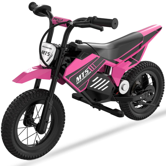 MEGA MOTION MT5 Pink Children's Electric Motorcycle Picture