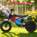 MEGA MOTION MT5 children's electric motorcycle with a range of up to 10km image