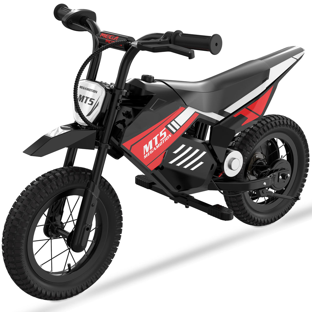 MEGA MOTION MT5 Black Children's Electric Motorcycle Picture