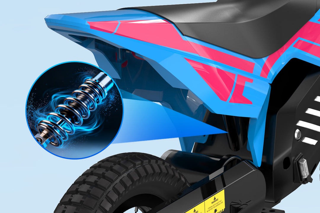 MEGA MOTION MT5 Children's Electric Motorcycle with Rear Shock Absorber image