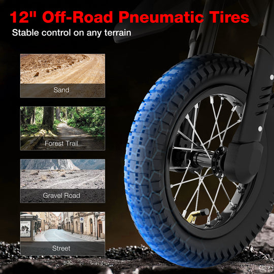 MEGA MOTION MT8 Kids Electric Motorcycle with 12-inch Tires Picture