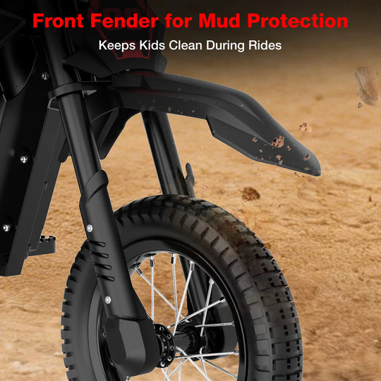 MEGA MOTION MT8 Kids Electric Motorcycle with Front Fender Picture