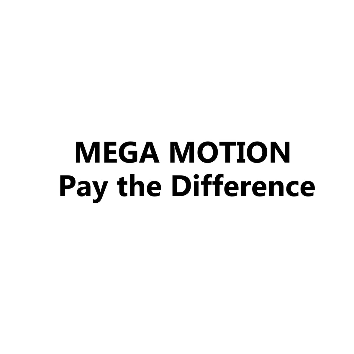 Pay the difference
